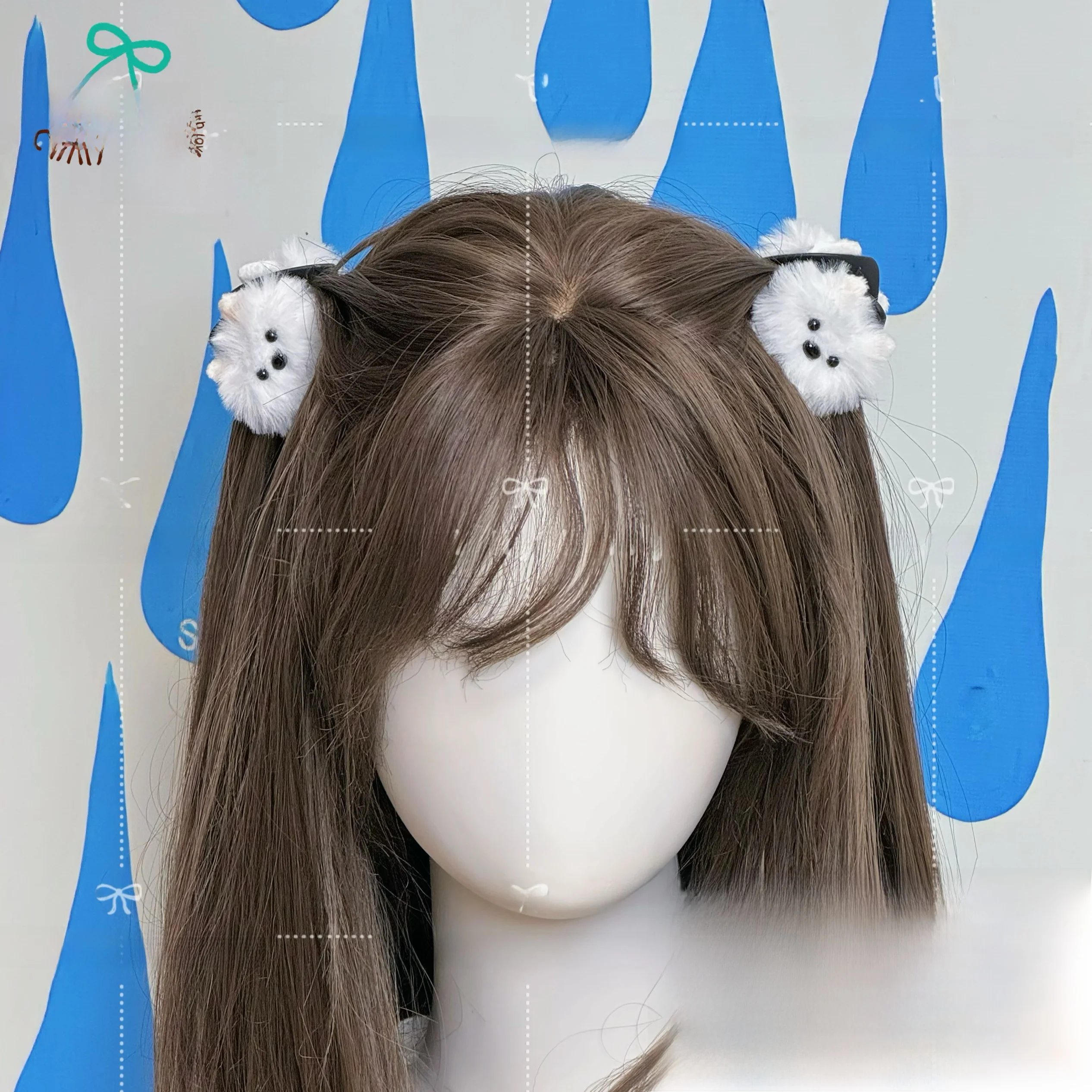 オリジナルデザイン 小犬のヘアクリップ：かわいいデザインが注目されるミニサイズヘアフィックス