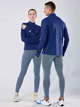 春秋用 男女兼用 トレーニング用半袖ラウンドネックジャケット【速乾・長袖・ジッパーデザイン・ランニング・サイクリング用】（セットアップ対応）