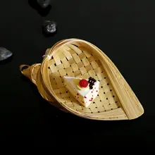 天然竹製 寿司用バスケット【レストラン向け・ディスプレイ用・お菓子盛り皿】