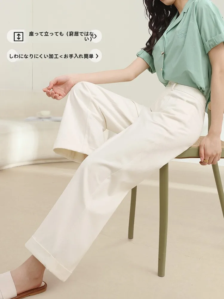 白色天丝製ワイドパンツ：透けない色の選定と実用性の検証