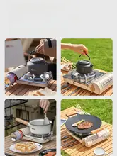 Mobi Garden カセットコンロ ポータブル アウトド ア キャンプ バーベキュー