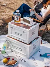 アウトドアイベントに最適！折りたたみ収納ボックス【プラスチック製・衣類やおもちゃの整理に便利】