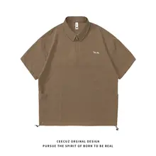 Ceecuz 薄手夏用速乾透湿ポロシャツ【男性用・アウトドア・ショートスリーブ】
