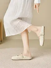 編み込みデザインのオープントゥサンダル【女性用・夏季・快適な履き心地】