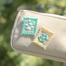 おしゃれな花柄刺繍シール【スマートフォン・iPad用装飾・DIY自粘着タイプ】