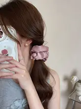 春にぴったりのヘアアクセサリー【韓国風・簡単お団子・ヘアゴム】