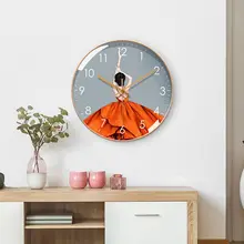 おしゃれな静音壁時計【自動設定・ヨガスタジオやリビング用・モダンデザイン】