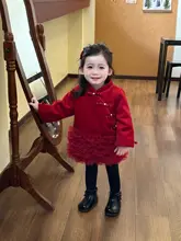 子供用冬のチャイナドレス【国風・プリンセススタイル・長袖】