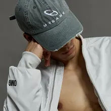 OMGスポーツ ヴィンテージ風キャップ【男女兼用・デニムスタイル・夏用】