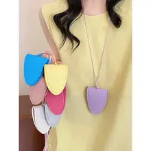 カラフルなネックストラップ付きレザー眼鏡クリップネックレス【春用・携帯性に優れたデザイン】