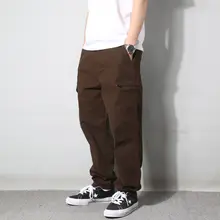 多ポケット メンズカジュアルワークパンツ【フィット・ストレート・9分丈】
