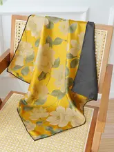 中国風の贈り物に最適！絹製の宋錦中方巾【精緻なデザイン・高貴な風合い】（セットアップ対応）