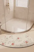 バスマット トイレマット ラグ 吸水 速乾 防汚 無臭 お手入れ簡単 ナチュラル モダン 浴室 トイレ