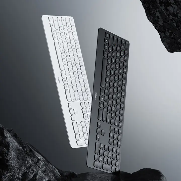 雷柏 E9500G ワイヤレス Bluetooth キーボード【多機能・デスクトップ・ノートパソコン用・ビジネスオフィス】