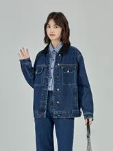 デザイン感溢れるデニムジャケット【女性用・短丈・おしゃれ】