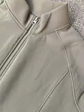 春秋用 レディース立ち襟アウトドアソフトシェルジャケット【ストレッチ・ウエストシェイプ・薄手・大きいサイズ】