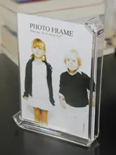 のれん風アクリル写真フレーム【回転機能付き・シンプルデザイン・L型・スタンドタイプ】