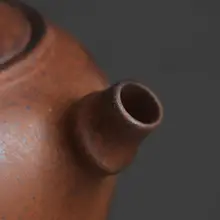 アンティーク風 粗陶製 小型ティーポット【中式禅スタイル・竹の音の茶道具】
