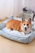 ペット用犬小屋【冬用・保温・洗える・小型犬用・クッション付き】
