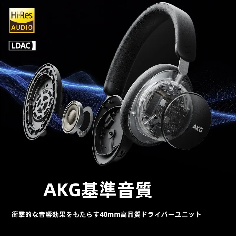 ワイヤレスヘッドフォンの品質は？ノイズキャンセリングとロングバッテリー実証