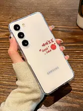 サムスンスマートフォンケース【透明・フルーツデザイン・夏用】