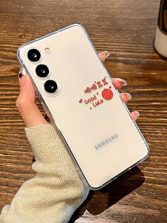 サムスンスマートフォンケース【透明・フルーツデザイン・夏用】
