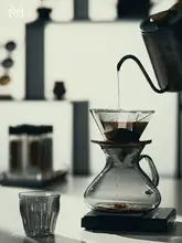 ガラス コーヒーサーバー V60 ドリッパー 電子スケール ハンドドリップ セット 家庭用 「MUVNA」