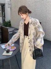 国風デザインの提花ダウンコート【春秋用・レディース・高級感あるエレガントスタイル】