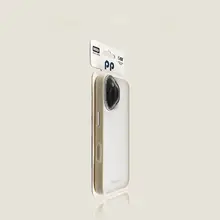 iPhone用ケース【米白・マット仕上げ・耐衝撃・金属フレーム・男女兼用】