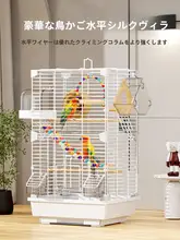 特大 ペット用金属鳥かご【虎皮インコ・玄鳳・観賞用・広々スペース】