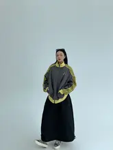 春向け カジュアルなスポーツジャケット【短丈・立ち襟・ゆったりシルエット・バイカラー】