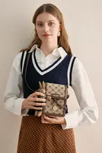 トートバッグ【縦型・キャンバス・斜め掛け・レトロデザイン】（セットアップ対応）