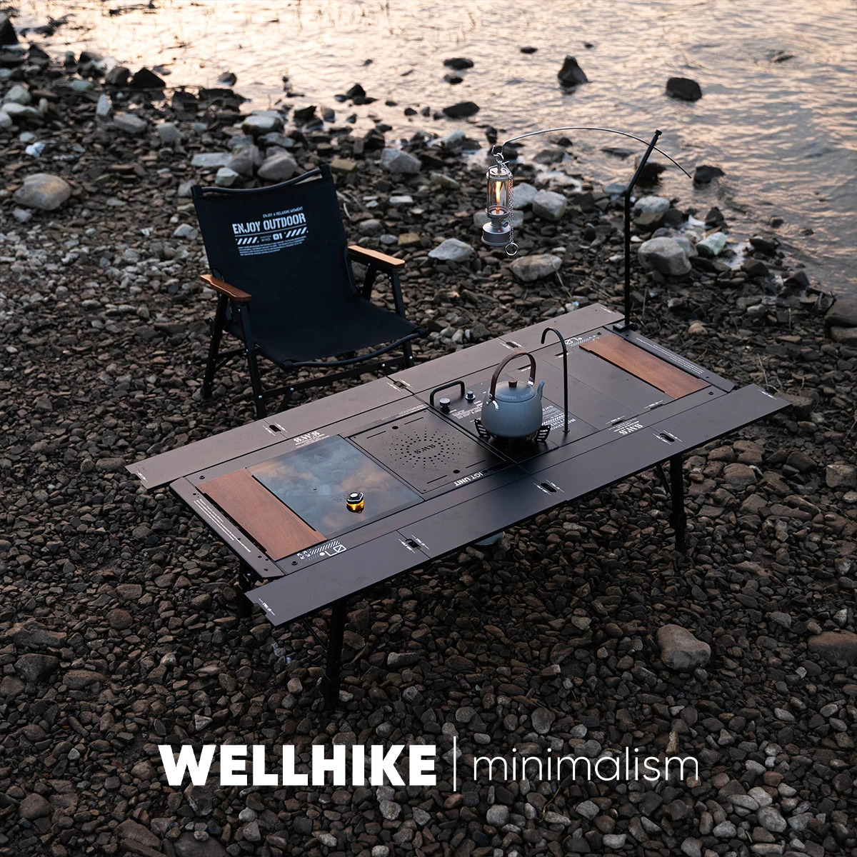WELLHIKE 折りたたみアルミテーブル：高さ調整機能と5ユニットセットの実用性解析