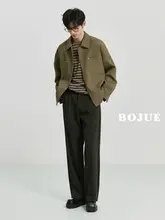 落ち感が美しいゆったりストレートワイドパンツ【カジュアル・ブラック・秋冬用】
