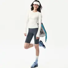速乾性長袖ヨガトップス【フィットネス・ランニング対応・女性用】