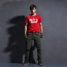 メンズ春用カーゴパンツ【スリムストレート・多ポケット・ミリタリーグリーン・アウトドア用】