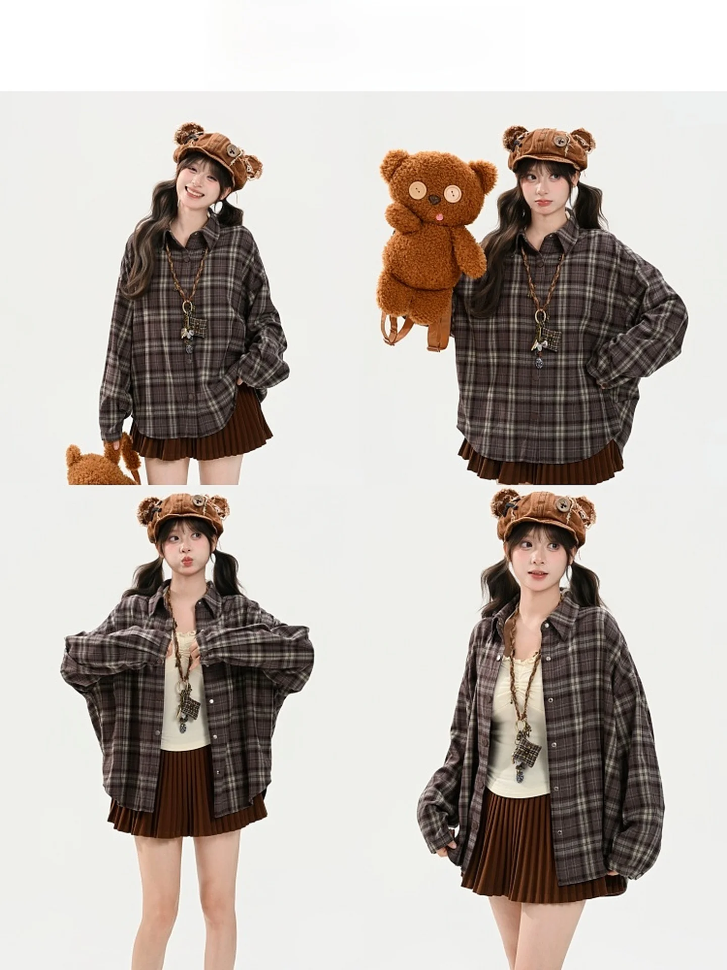 森ガールファッションで失敗しない、春の1着はチェックシャツか？