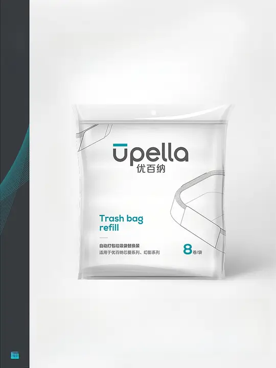 自動袋詰めゴミ箱用ごみ袋【替え用・極上の柔らかさ】（セットアップ対応）
