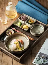 高級陶器製の一人用食器セット【ボウル・皿・家庭用】（セットアップ対応）