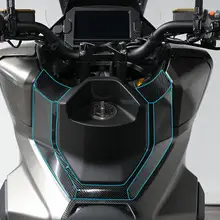 光陽競技X350用カーボンファイバー車体防水ステッカー【PVC製・オートバイ改造パーツ】