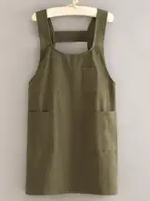 肌触りの良いコットン製エプロン【夏用・通気性・ロゴプリント・防汚】