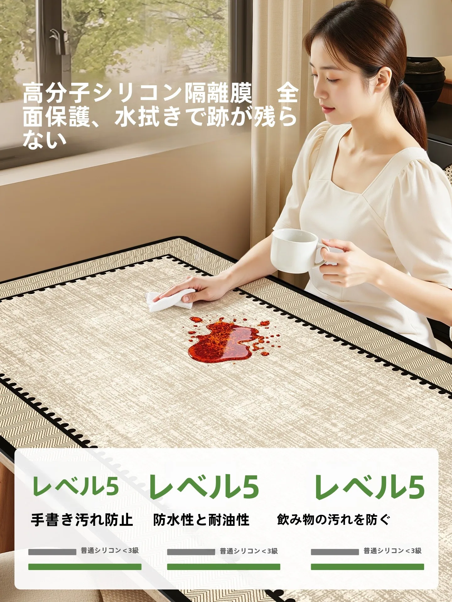 6畳ダイニングキッチンにぴったりのテーブルマットは、これで決まり？