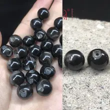 天然黒色牛角製丸型ボタン【高級感ある中国風・民族衣装用】