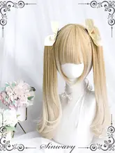 スワンジャ ラブロリータ ボボヘアウィッグ【かわいいツインテール・ホルダー付き・タマイズ可能】
