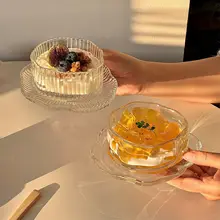 高級感あるガラス製デザートボウル【ヨーグルト・フルーツ・スイーツ用】