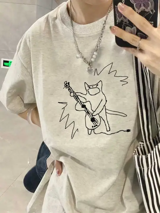 極上の柔らかさコットン製 レディース半袖Tシャツ【ゆったりデザイン・アメリカンスタイル】