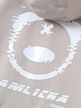 ミディアム丈トレンチコート ユニセックス フード付き マルチポケット チャイナテイスト ルーズ ペア 秋冬「LAMLICKA」