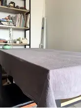 テーブルクロス センタークロス ヴィンテージ 無地 コットンリネン グレー ブラウン ブルー 家庭用 テーブルコーディネート