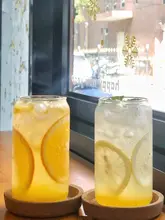 おしゃれなガラスカップ【コーラ缶デザイン・飲み物用・カクテル・サンドイッチに最適】