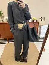 スエード調デザインの多用途ミニクロスボディバッグ【レトロ・ネックストラップ付き】